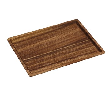 RECTANGULAR ACCACIA TRAY 23Χ30.5Χ1.5CM